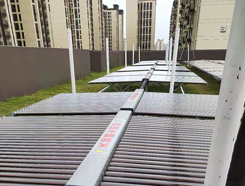 梅溪湖幼兒園真空管太陽(yáng)能熱水工程